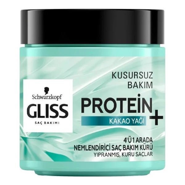 Gliss Protein + Kakao Yağı Nemlendirici Saç Bakım Kürü 400 Ml - Görsel 2