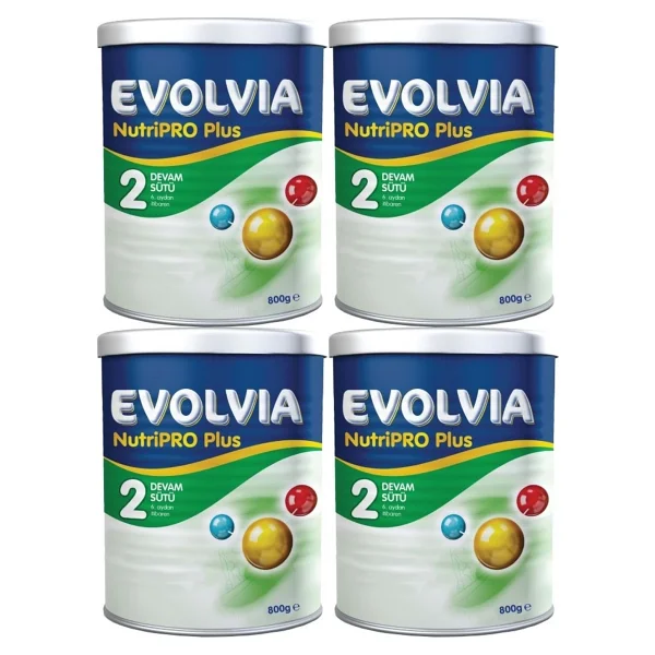 Evolvia Nutripro Plus 2 Devam Sütü 800 Gr 4 Adet - Görsel 3