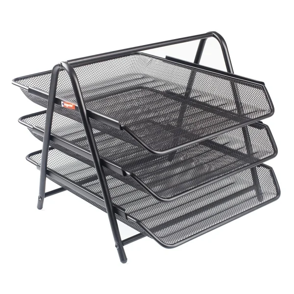 Bigpoint Bp413 3'lü Sabit Metal Evrak Rafı - Görsel 2