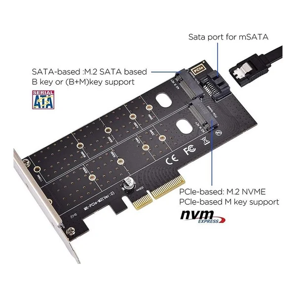 Keepro Pcı E 3.0 X4 To M2 Ngff -Nvme SSD Kart Adaptörü - Görsel 4