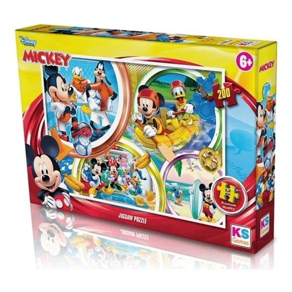 Ks Games Mickey Mouse 200 Parça Puzzle Mch113 - Görsel 2