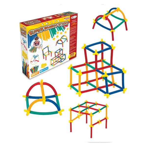 Dede Süper Bambu Çubuklar 200 Parça 03461 - Görsel 6
