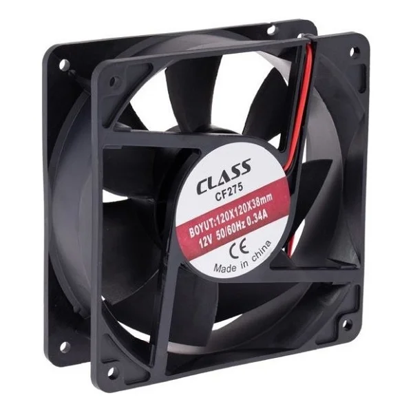 Class 120x120x38 Dc 12v Aksiyel Fan Cf 275 - Görsel 2