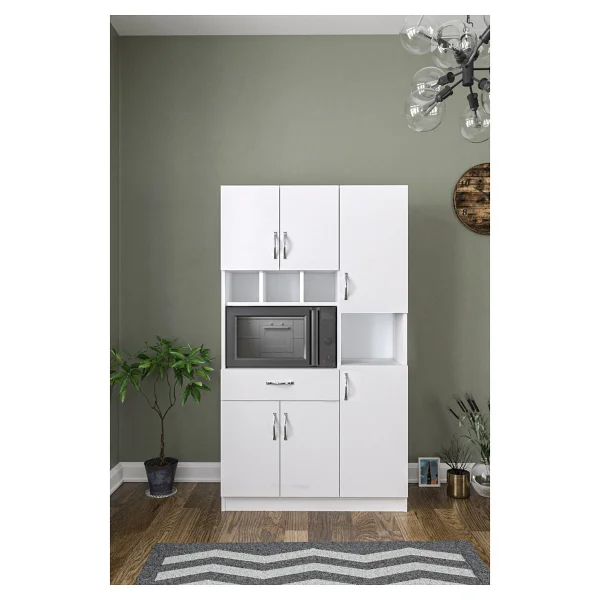 Aeka Ae-3080 Anka 6 Raflı 1 Çekmeceli Çok Amaçlı Dolap - Görsel 9