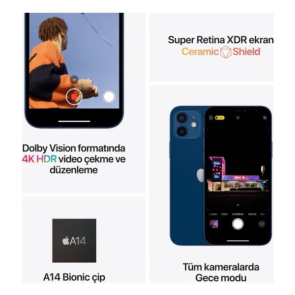 iPhone 12 256 GB Mor - Görsel 6