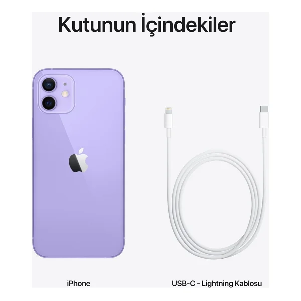iPhone 12 256 GB Mor - Görsel 8