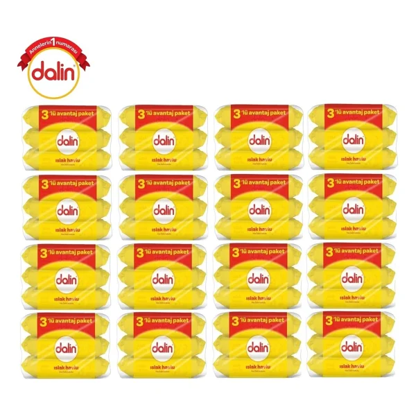 Dalin 56 Yaprak 48'li Paket Islak Mendil - Görsel 3