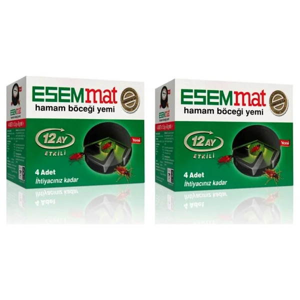 Esemmat 12 Ay Etkili Hamam Böceği Yemi 4 Adet X 2 Adet - Görsel 2