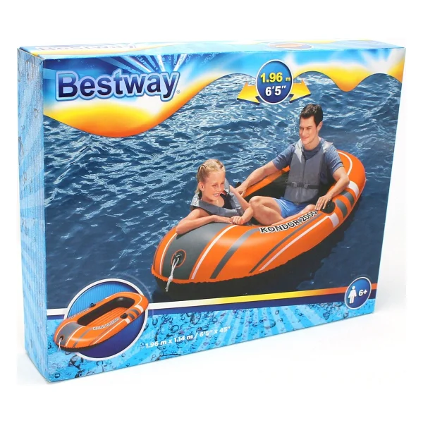 Bestway Kondor 2000 61100 196x114 Cm 2 Kişilik Şişme Bot - Görsel 2