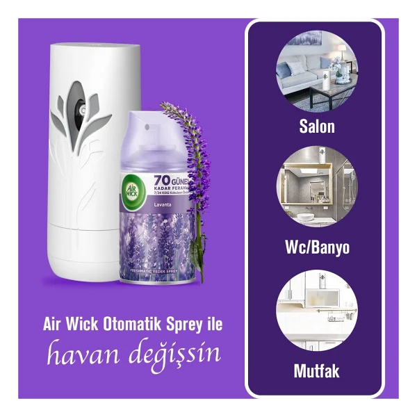 Air Wick Freshmatic Kit Lavanta Oda Kokusu - Görsel 2