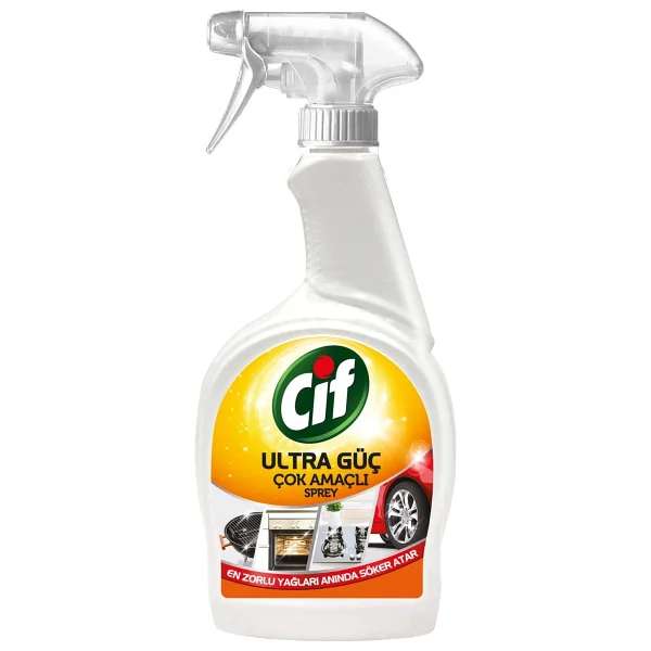 Cif Ultra Güç Çok Amaçlı Yüzey Temizleyici Sprey 1 Lt - Görsel 4