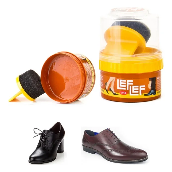 Nuri Leflef Taba Pratik Cilalı Krem Ayakkabı Bakım Boyası 50 Ml - Görsel 2