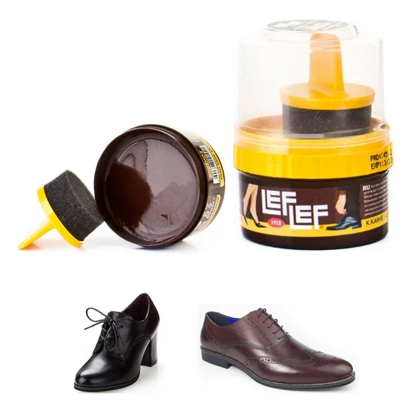Nuri Leflef Taba Pratik Cilalı Krem Ayakkabı Bakım Boyası 50 Ml - Görsel 5