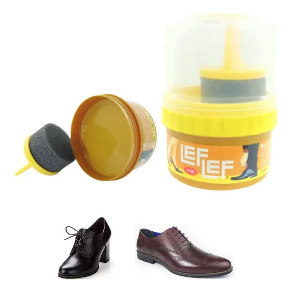 Nuri Leflef Taba Pratik Cilalı Krem Ayakkabı Bakım Boyası 50 Ml - Görsel 9