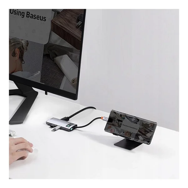 Baseus Cahub-Cy0g Laptop Docking Station - Görsel 5