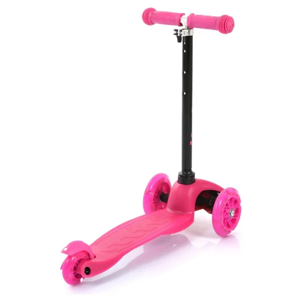 Rookie Işıklı Pembe 3 Tekerlekli Çocuk Scooter - Görsel 2