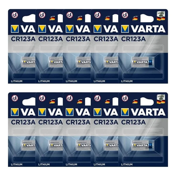 Varta Cr123a 3v 3'lü Lityum Pil - Görsel 4