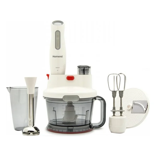 Homend Functionall 2804h 1000 W Beyaz Mutfak Robotu - Görsel 4