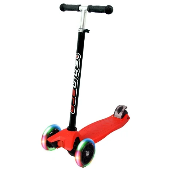 Shinaro Maxi Işıklı Siyah 3 Tekerlekli Çocuk Scooter - Görsel 6
