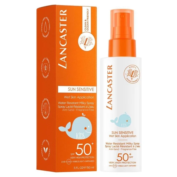 Lancaster Sun Sensitive Kids Water Resistant Milky Spf 50+ 150 Ml Çocuk Güneş Sütü Spreyi - Görsel 7