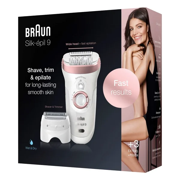 Braun Silk Epil 9 9720 Islak Kuru Epilatör - Görsel 7