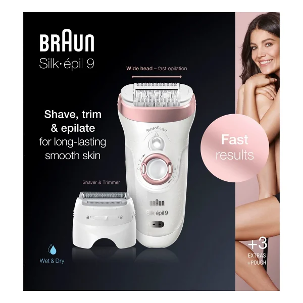 Braun Silk Epil 9 9720 Islak Kuru Epilatör - Görsel 8