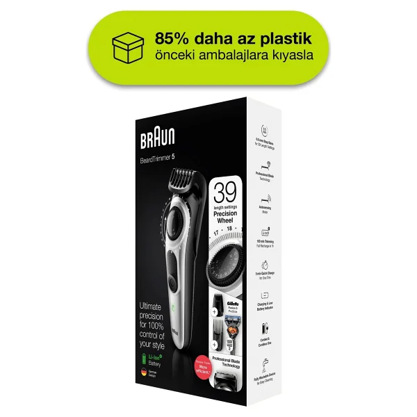 Braun Bt5265 + Gillette Fusion5 Proglide Saç Ve Sakal Şekillendirici - Görsel 7