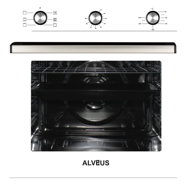 Alveus Gardenya Beyaz 3'lü Ankastre Set Modf17-Gls640-Mfa614 A Sınıfı Enerji Ve Modern Tasarım - Görsel 4