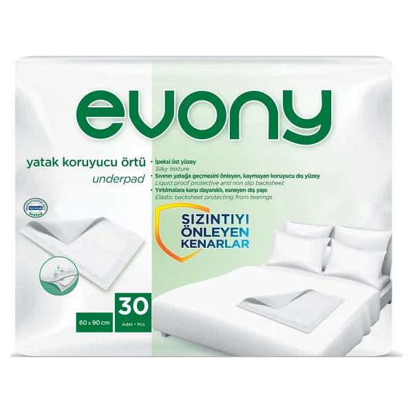 Evony 60x90 Cm 30'lu Yatak Koruyucu Örtü - Görsel 2
