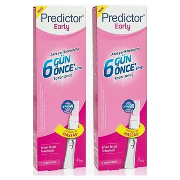 Predictor Early Erken Gebelik Testi 2'li Paket - Görsel 2