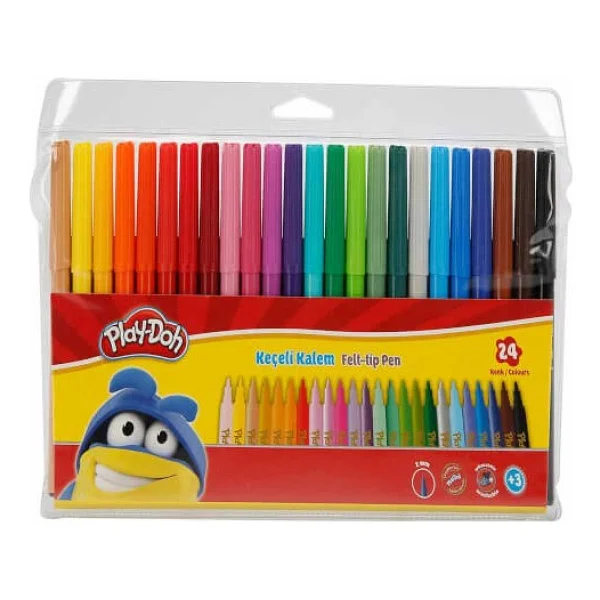 Play-Doh Play-Ke006 2 Mm 24'lü Keçeli Kalem Seti - Görsel 2