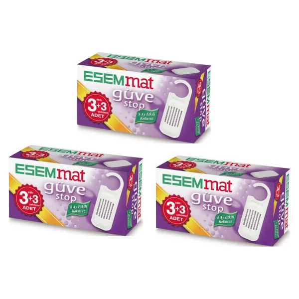 Esemmat Güve Stop (3 Askı + 3 Çekmece ) X3 'li - Görsel 2