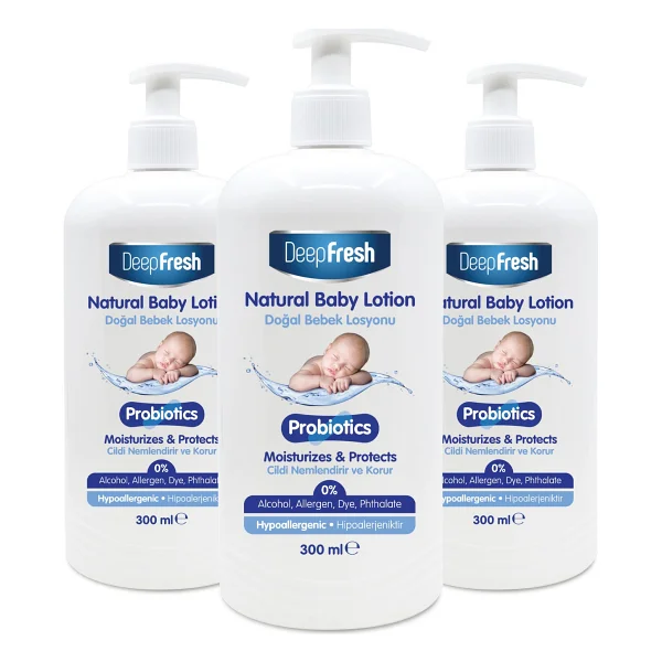 Deep Fresh Probiyotik Doğal Bebek Losyonu 300 Ml 3 Adet - Görsel 2