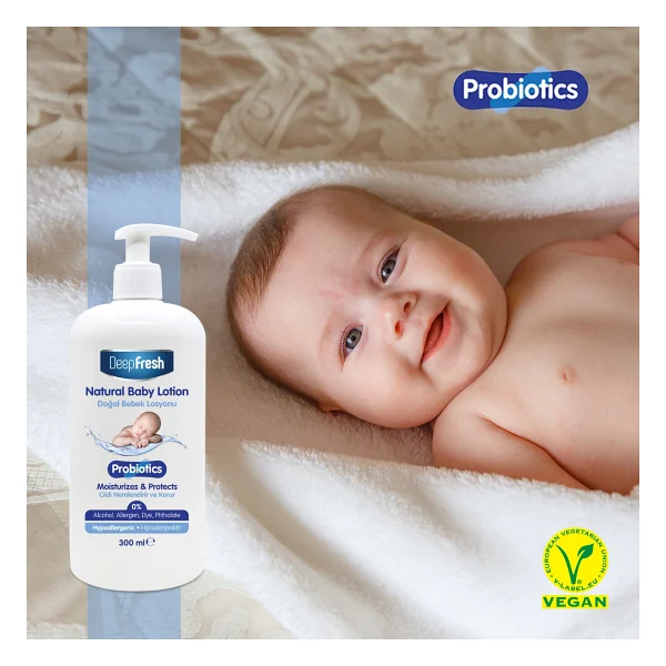 Deep Fresh Probiyotik Doğal Bebek Losyonu 300 Ml 3 Adet - Görsel 4