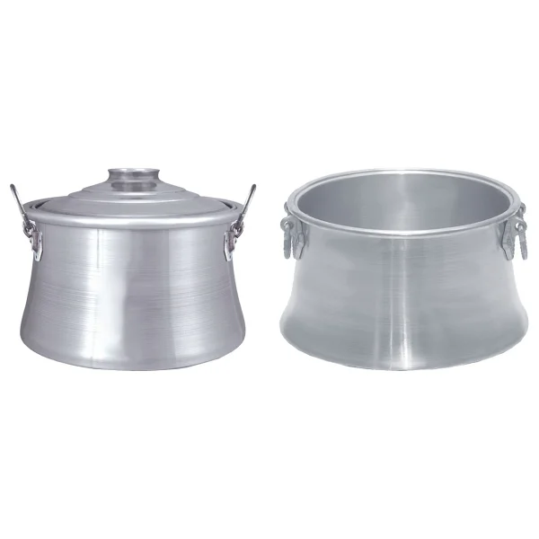 Öz Öncü Alüminyum Kazan Arap Kazanı Pişirme Kazanı (Ağız Çapı: 40 Cm. Derinlik: 25 Cm.) - Gri - Görsel 3