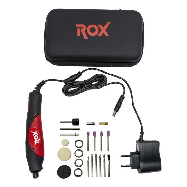 Rox 0093 25 Parça Aksesuarlı Mini Hobi Gravür Makinesi - Görsel 6