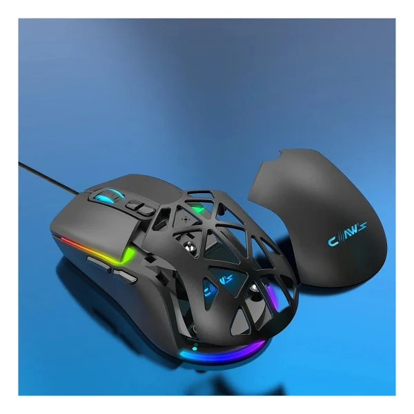 Claws Nexus X1 Siyah Makrolu Optik Kablolu Oyuncu Mouse - Görsel 8