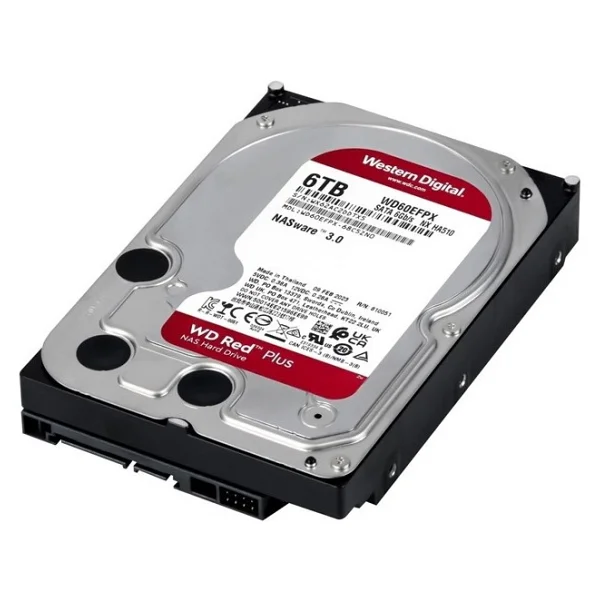 Western Digital Red Plus Wd60efpx Sata 3.0 5400 Rpm 3.5" 6 TB Harddisk - Görsel 5