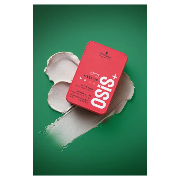 Osis Mess Up Mat Şekillendirici Macun 100ml X 3 Adet Orta Tutuş Mat Görünüm Kolay Şekil Esnek Wax - Şeffaf - Görsel 3