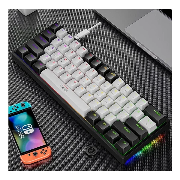 Valkyrie Leaven K620 RGB Blue Switch Kablolu Mekanik Oyuncu Klavyesi - Görsel 3