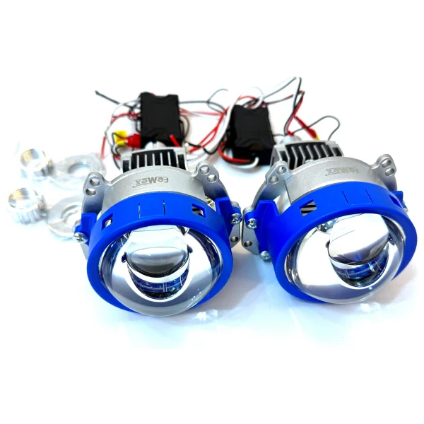 Femex P70 Bi-LED Projektör Far İçi LED Mercek 3,0 Inc High Power Kısa Uzun Birlikte - Görsel 4