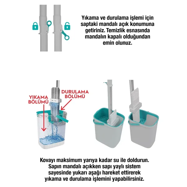 Smarter Aqua Star Tablet Mop Temizlik Seti - Görsel 3