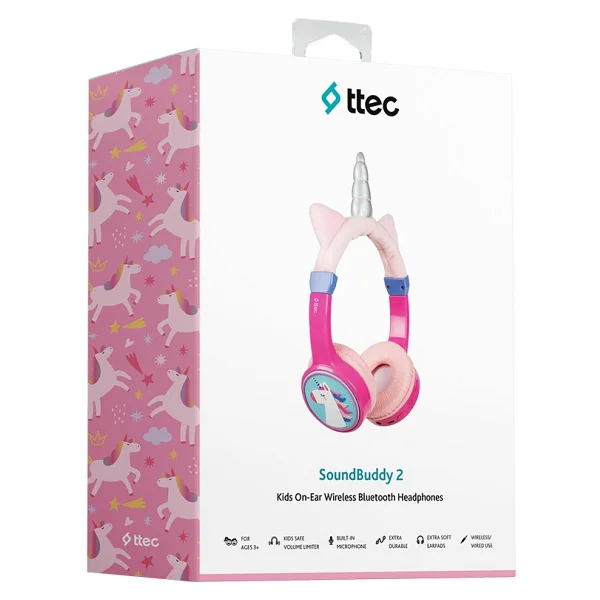 Ttec Soundbuddy 2 2km148un Unicorn Kulak Üstü Bluetooth Kulaklık - Görsel 6