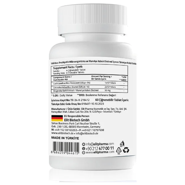 Validus Dental Probiyotik 60 Tablet - Görsel 2