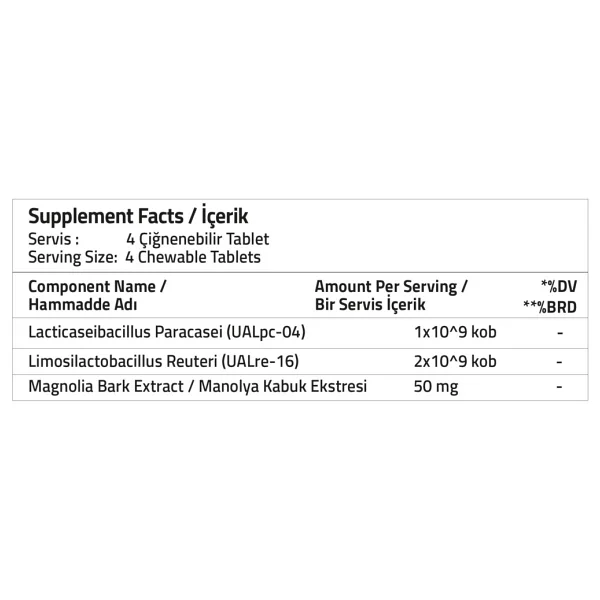 Validus Dental Probiyotik 60 Tablet - Görsel 3