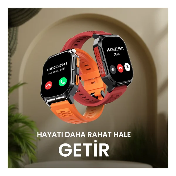 Hifuture Ultra 3 Kırmızı Akıllı Saat - Görsel 6