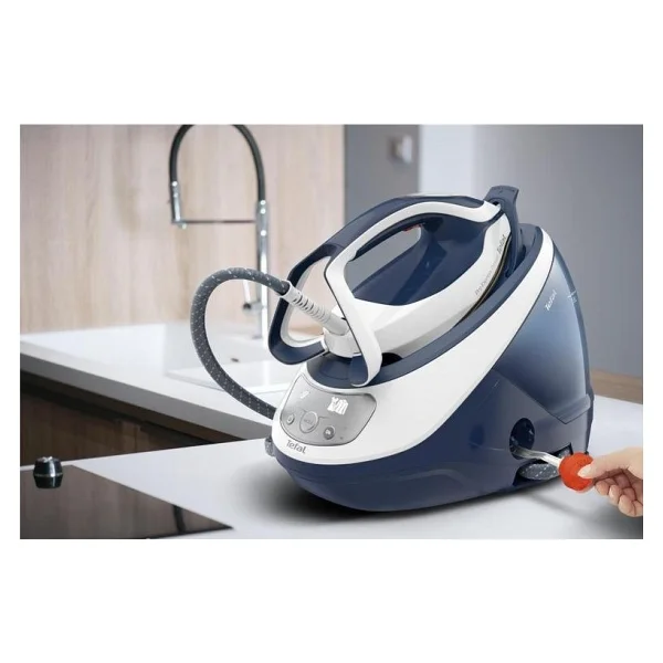 Tefal 2600 W Kazanlı Ütü, Yanmaz Yapışmaz Taban, Otomatik Kapanma, 7.6 Bar, Mavi - Görsel 4
