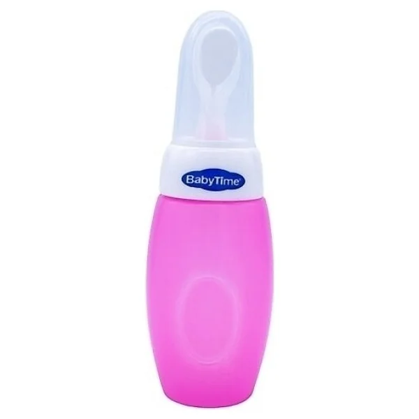Babytime Kaşıklı Biberon 225 Ml Bt086 Pembe - Görsel 2