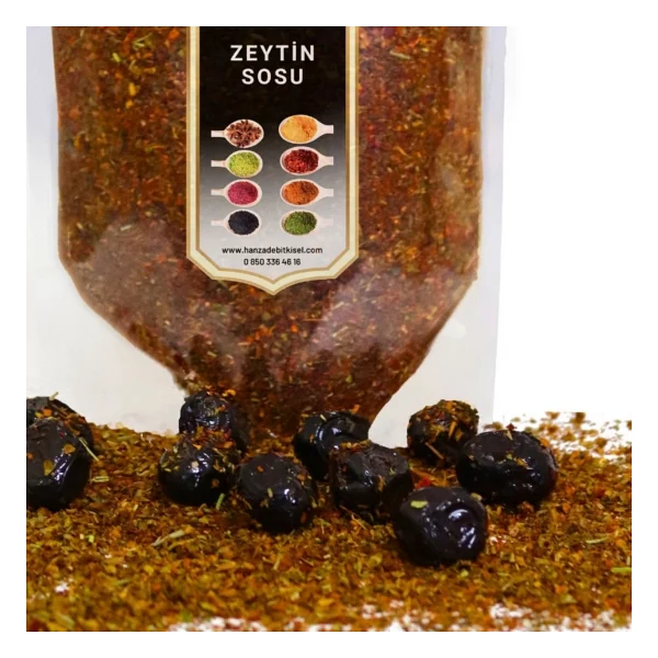 Hanzade Bitkisel Zeytin Ve Zeytinyağı Çeşnisi 250 Gr Sosu Harcı Baharatı Kahvaltılık - Görsel 2