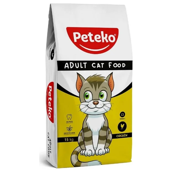 Peteko Tavuklu 15 Kg Yetişkin Kedi Maması - Görsel 4